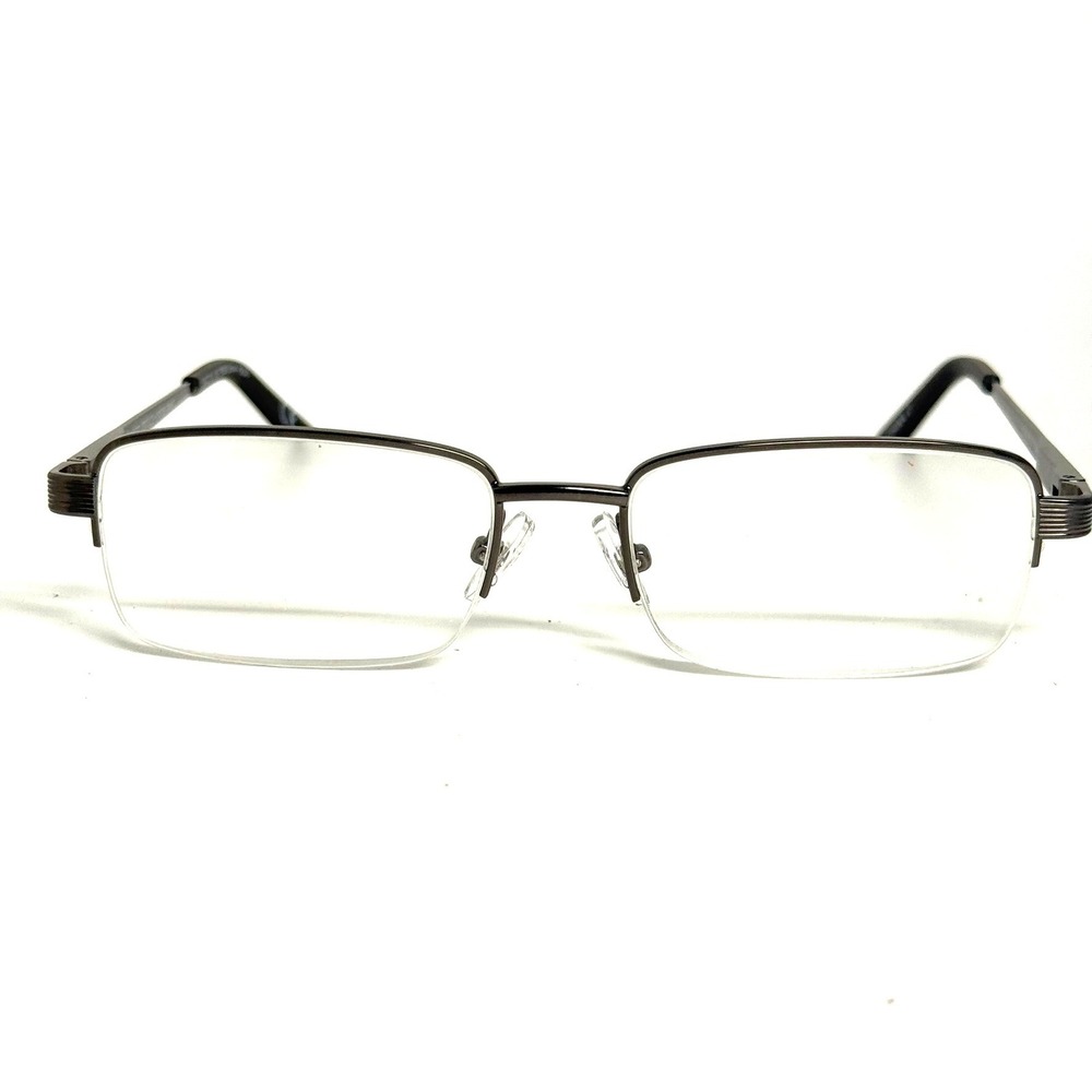 Design Optics by Foster Grant Reading Glasses Gunmetal Half Rim LO0919 7164A